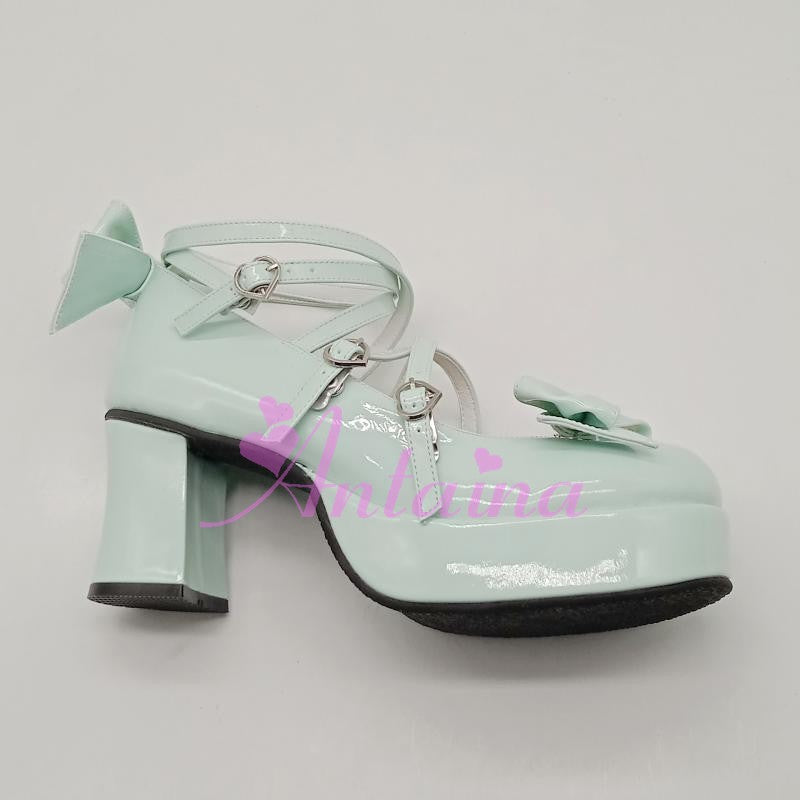 Lolita Bow Strap Shoes, Multicolors - image 26