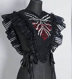 Gothic Lolita Accessory Red Bone Fake Collar - image 2