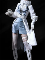 Crumbling Skeleton - Ouji Lolita Fishbone Embroideried Vest & Pants Suits - image 14