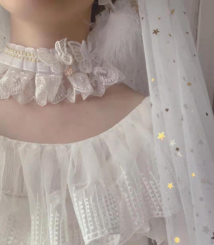 Fate Quartet Gothic Bridal Lolita JSK Dress - image 30