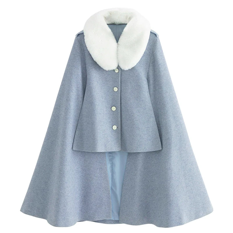 Miss Leisha - Classic Lolita Skirt Set Elegant Winter Cape - image 20