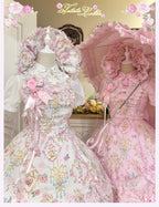 Spring 2025 Old School Lolita Floral JSK and OP Dress Series and Accessories - image 7