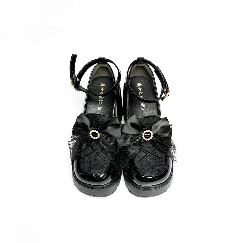 Daily Black and White Lolita Heels - image 10