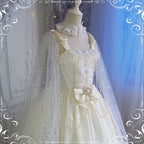 Fate Quartet Gothic Bridal Lolita JSK Dress - image 23
