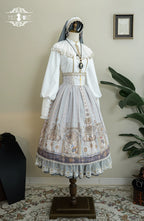 Demon Hunting Notes - Fishbone Gothic Lolita Skirt - image 56