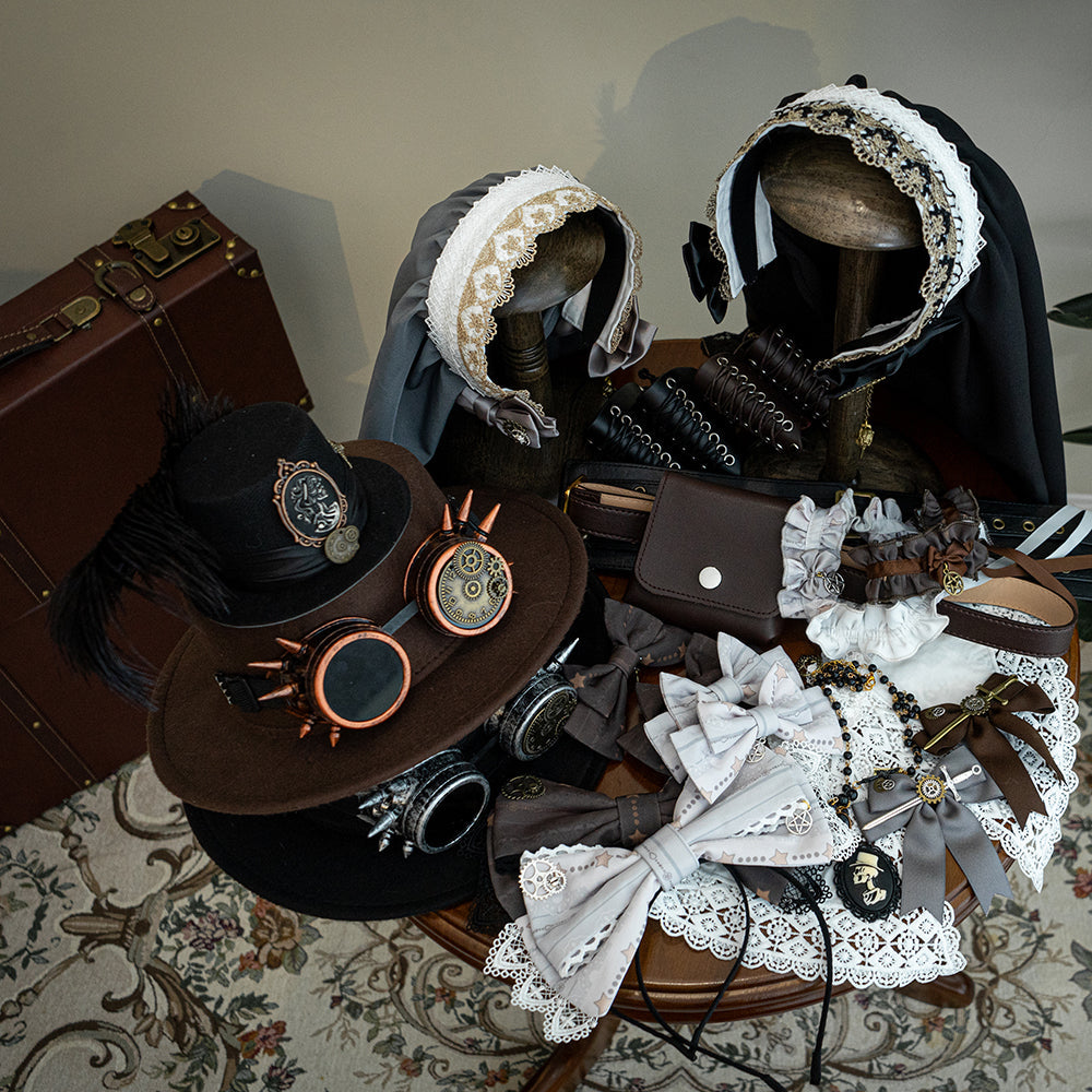Demon Hunter's Diary - Lolita Accessories Hat KC Necklace Brooch Waistband - image 1