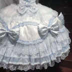 Floral Dream Isle - Sweet Lolita Doll-like JSK Dress, Bows & Lace - image 15