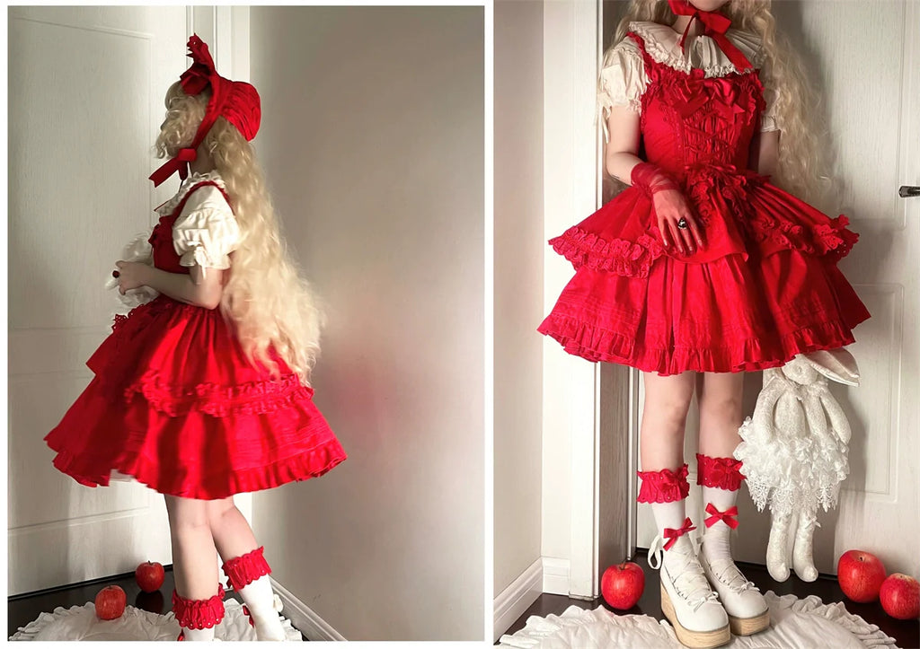 Halloween Gothic Lolita Short JSK Dress - image 40