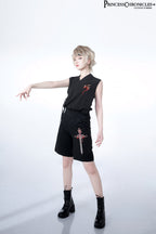 Night Instructions Embroidered Ouji Shorts - image 4