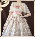 Sweetheart Curtain - Sweet Lolita Shawl Short Sleeve Lace Cardigan - image 5
