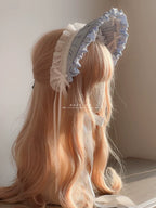 Elegant Lolita Bonnet Black Ribbon BNT - image 11