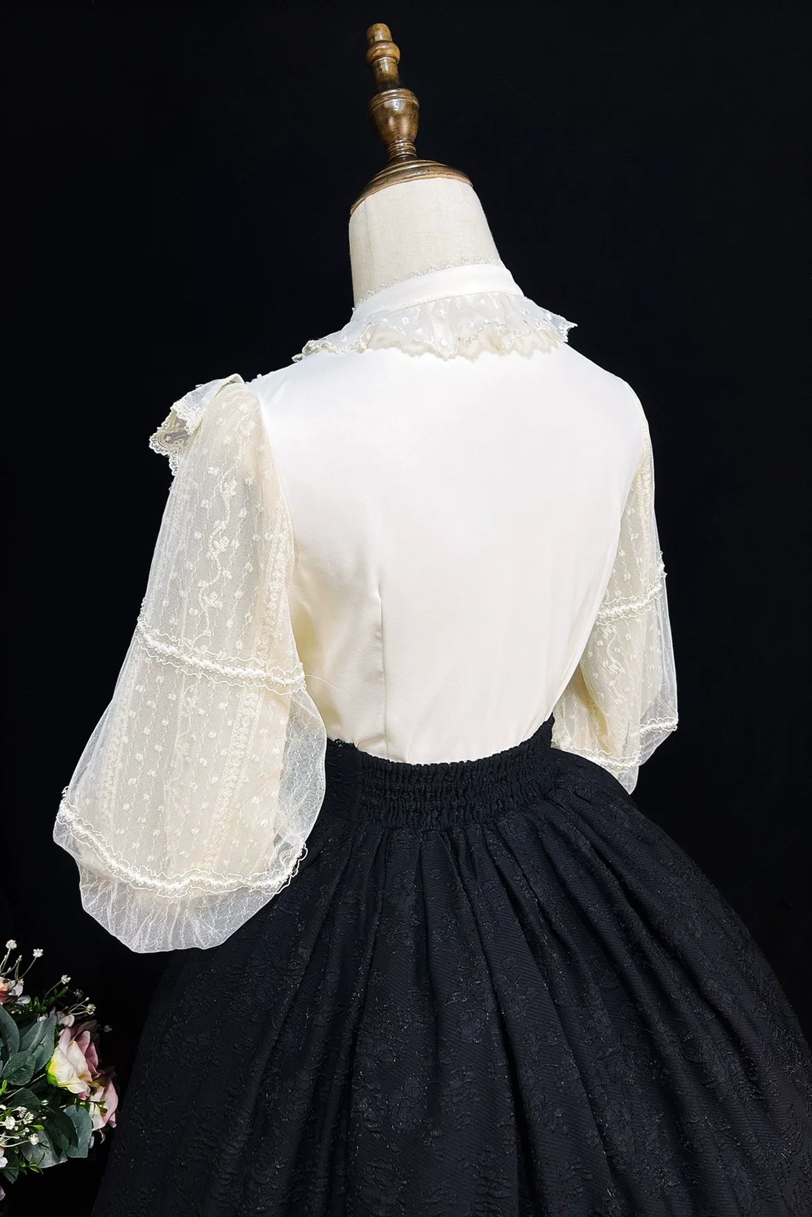 The Heart of the Rose - Elegant Retro Lolita Skirt High Waist SK Blouse - image 13