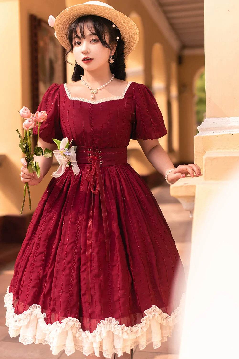 Tulip - Classic Lolita Short Sleeve OP Dress - image 31