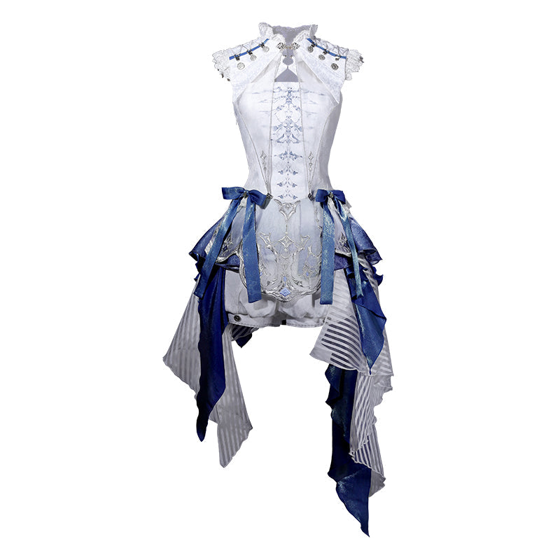 Blue Dragon Bone Ouji Lolita Shorts Suit with Trailing - image 16