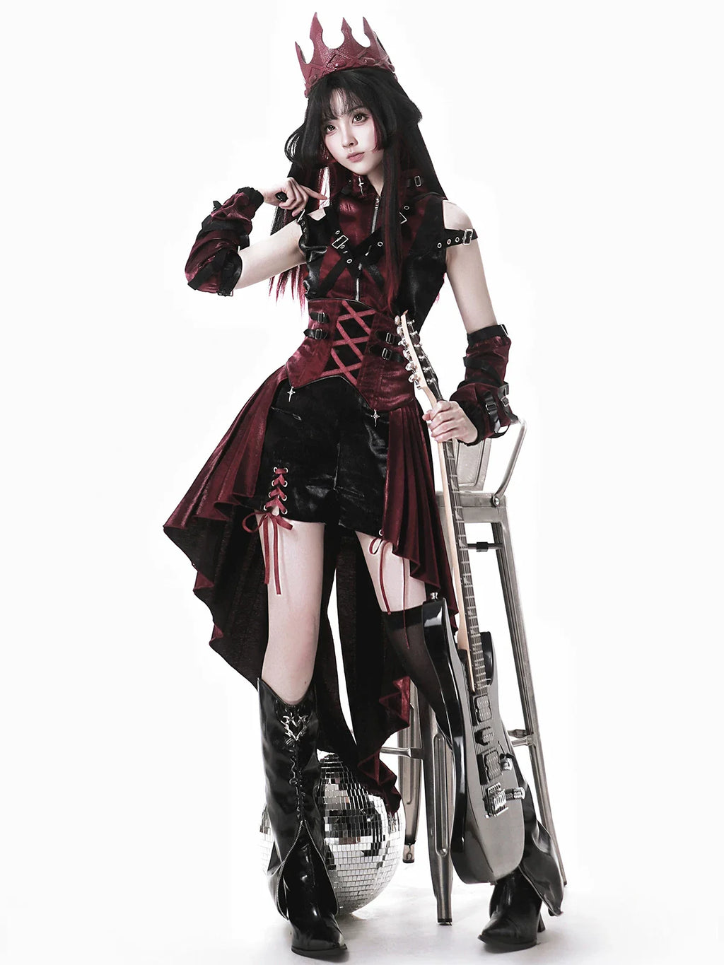 Prime Assassin - Ouji Lolita Suspender Skirt Full Set & Separates - image 1