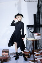 Wind - Ouji Lolita Black Long Vest - image 13