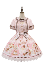 Dream Teahouse - Dessert Print Kawaii Lolita OP Dress Suit - image 51