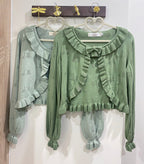 Sweet Lolita Long-Sleeved Cotton Cardigan - image 27