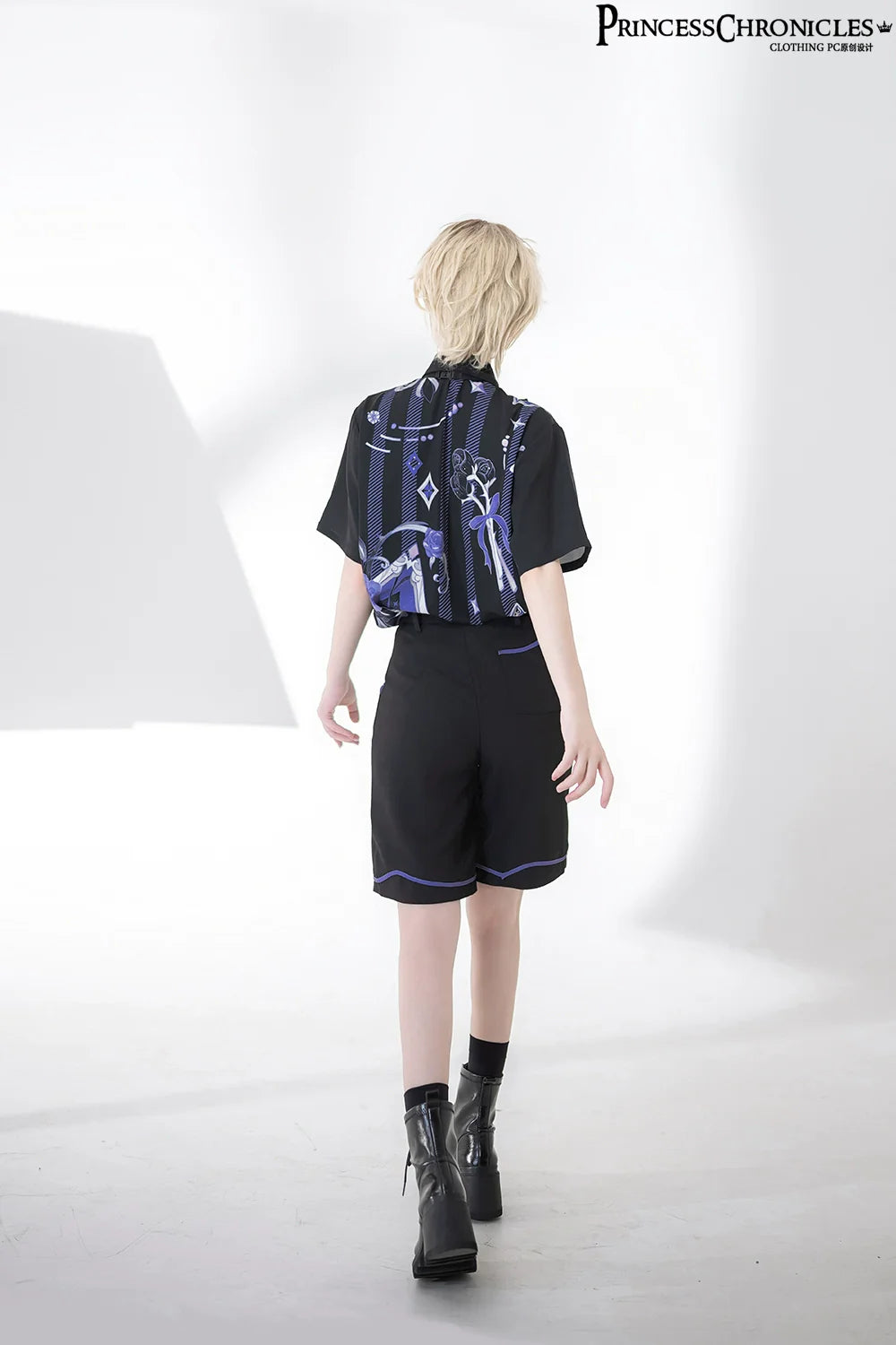 Summer Ouji Lolita Print Loose Shirt Outfit - image 10