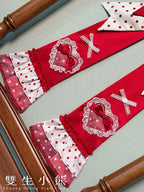 Bite The Cake - Sweet Lolita Accessories, Red & White Polka Dots - image 44