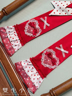Bite The Cake - Sweet Lolita Accessories, Red & White Polka Dots - image 21