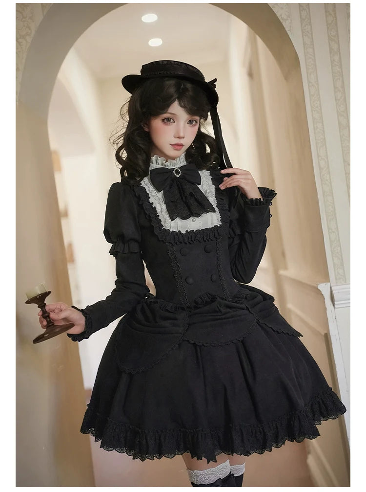 Fog City Time Difference - Classic Lolita SK & Blouse Suit - image 22