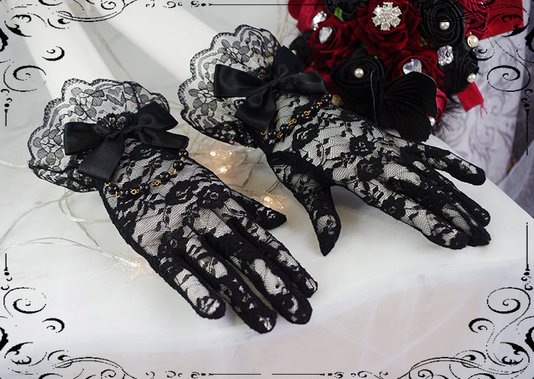 Fate Quartet Gothic Bridal Lolita JSK Dress - image 68