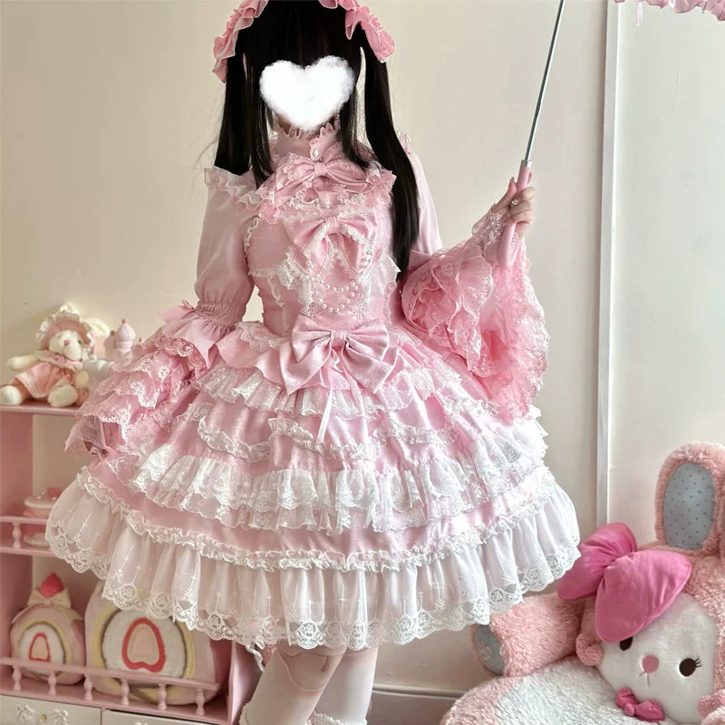 Love and Heart Palpitations Wedding Lolita JSK Dress Suit - image 2
