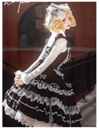 Love Notebook - Old School Lolita JSK Vintage Doll Tiered Dress - image 17