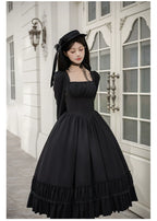 Audrey's Reply - Classic Lolita Square Neck OP, Detachable Embroidered Collar and Accessories - image 17