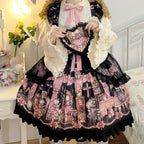 Missing Lamb Case - Gothic Lolita Dress Set with Sheep Prints - image 31
