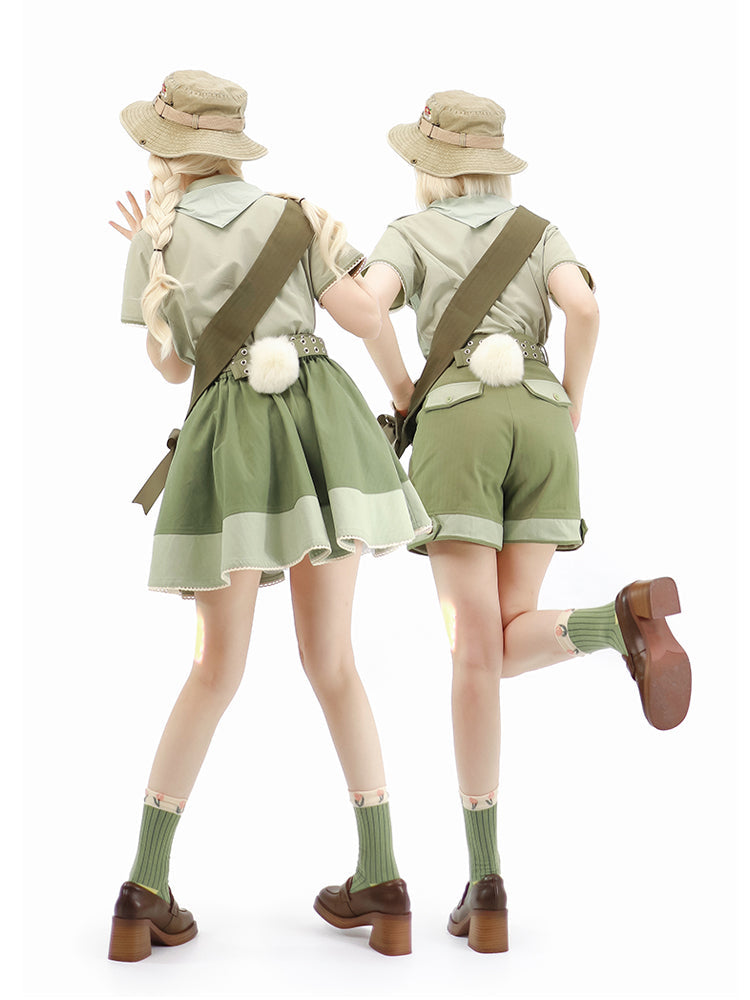 Bunny Trip - Green Ouji Lolita Suit Collection - image 11