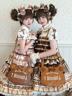 Bear Cookies - Kawaii Lolita Bag, Embroidery & Bow - image 11