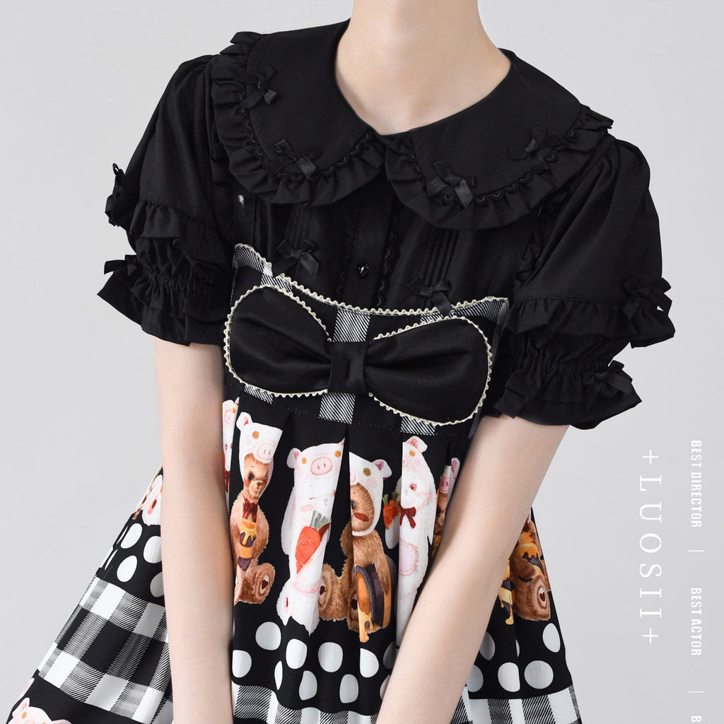 Creamy Condensed Milk - Kawaii Lolita Short-Sleeve Shirt - image 14