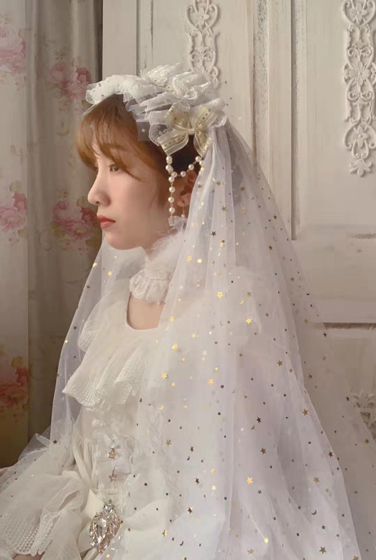 Fate Quartet Gothic Bridal Lolita JSK Dress - image 59