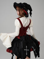 Upside-Down Curse Gothic Lolita Red Dress Set - image 6
