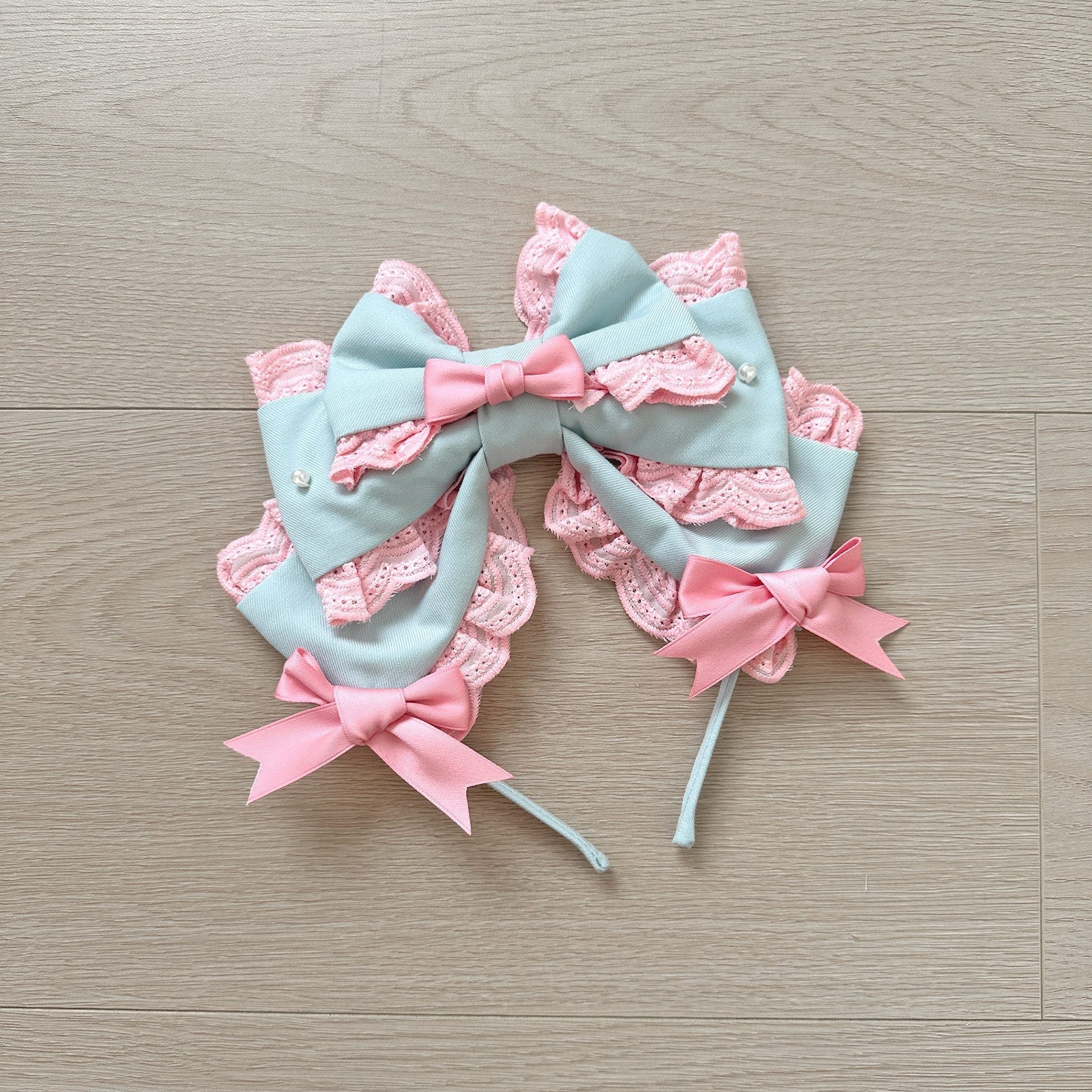 Cream Fondant Sweet Retro Six-Panel Lolita JSK and Accessories - image 27