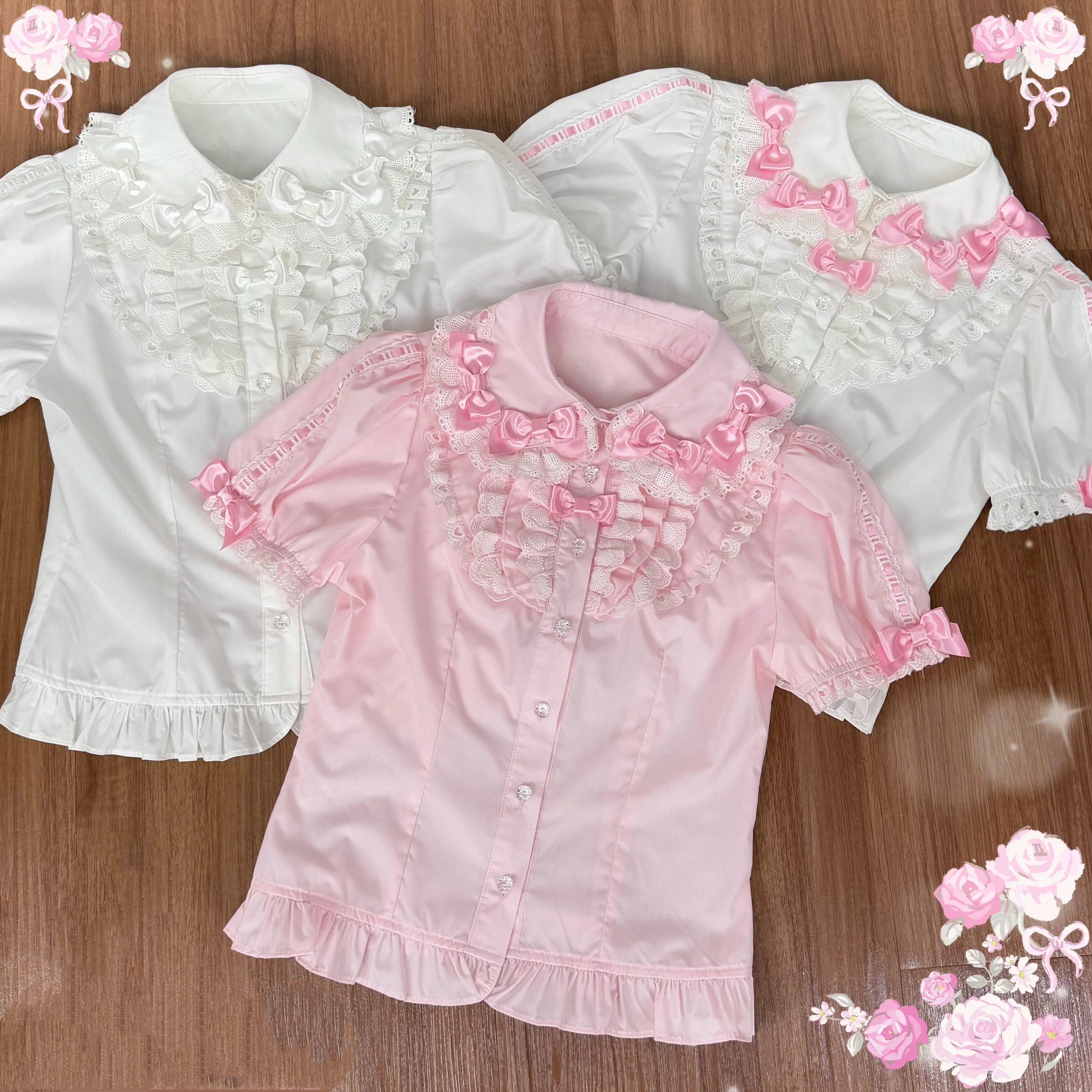 Spring 2025 Vintage Flower Wall Chandelier Rose Print Sweet Lolita JSK Dress and Accessories - image 16