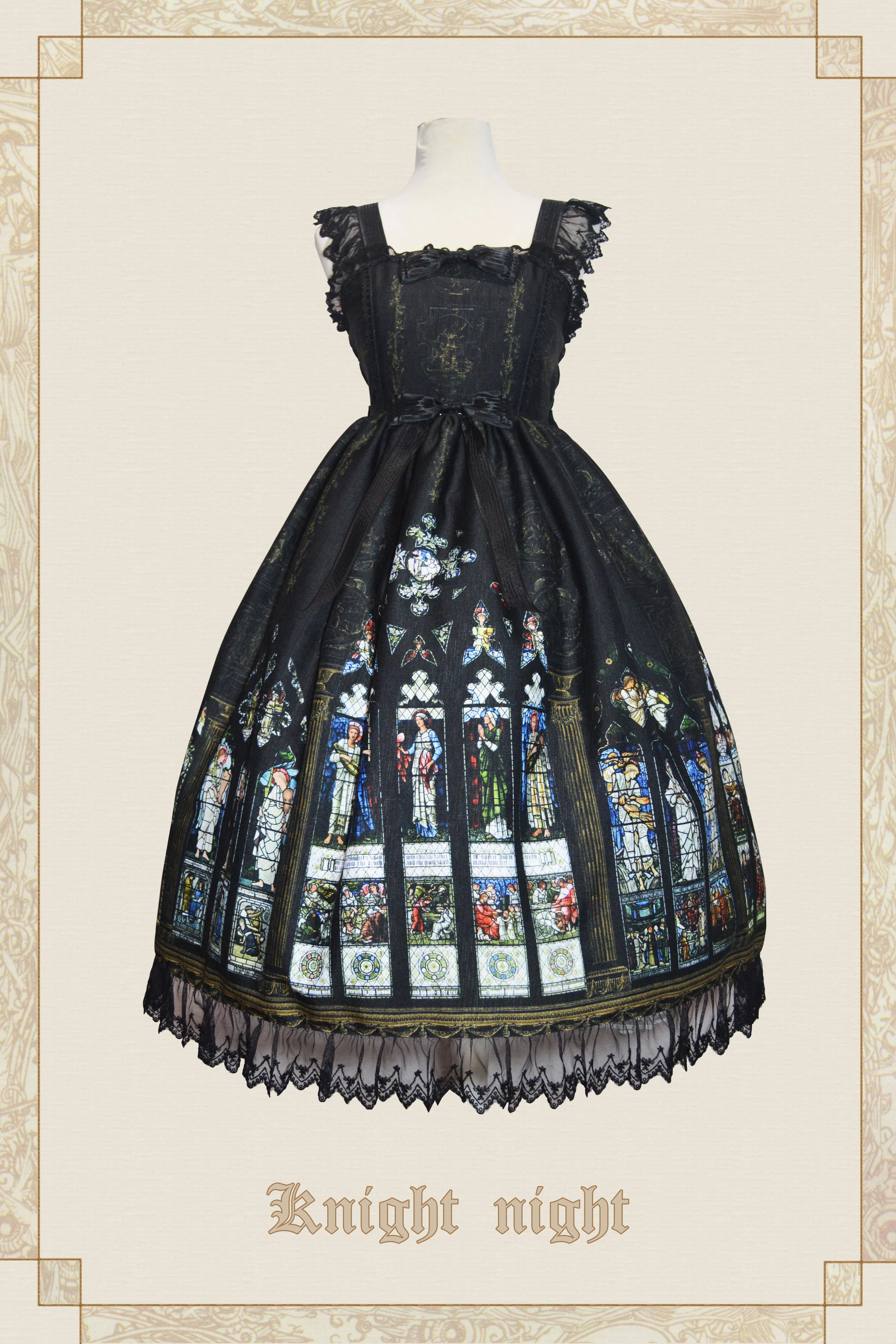 The Saint Priest - Stained Glass Lolita JSK Dress - image 8