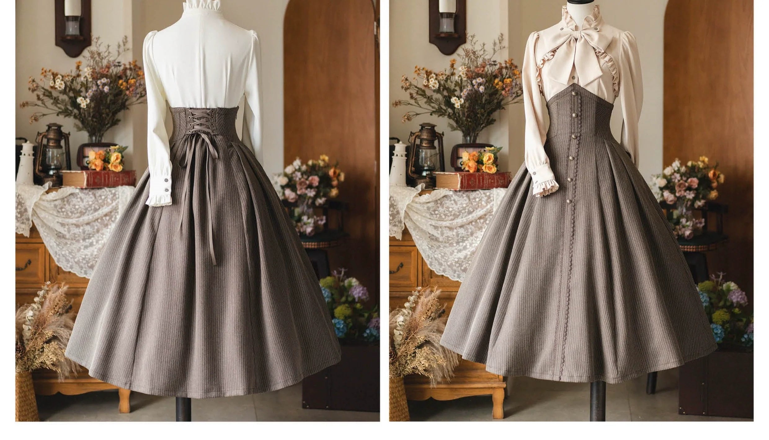 Forest Stationery - Classic Lolita SK Suit with Shirt and Coat - image 56
