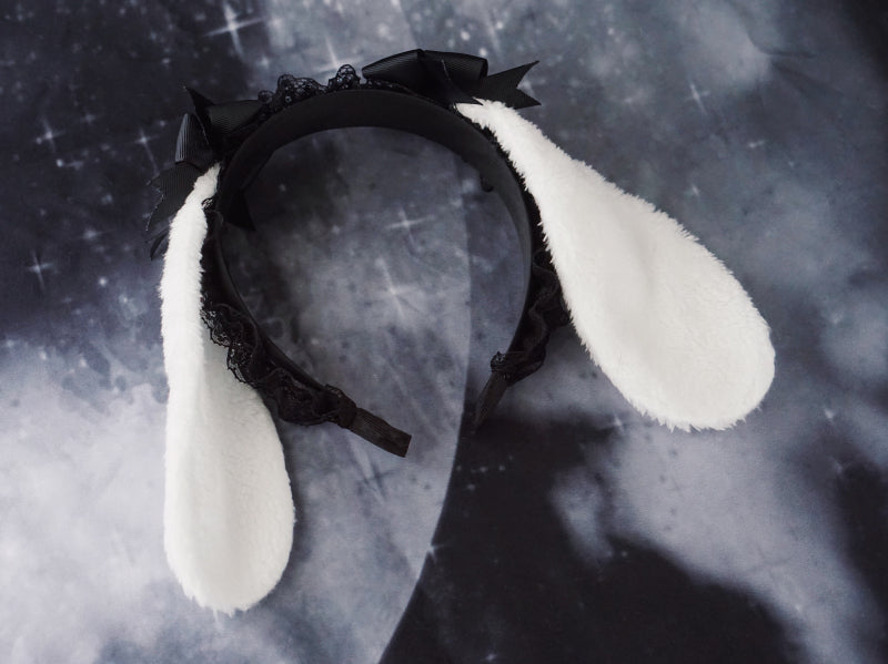 Black Wings Halloween Goth Lolita Hairband - image 31