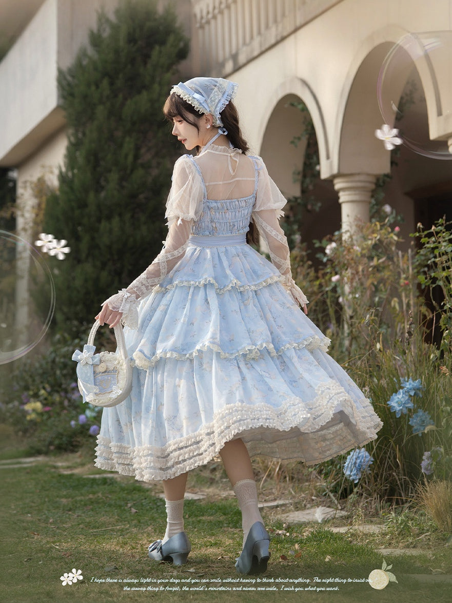 Lemon Soda Lolita JSK Long Dress Set - image 7