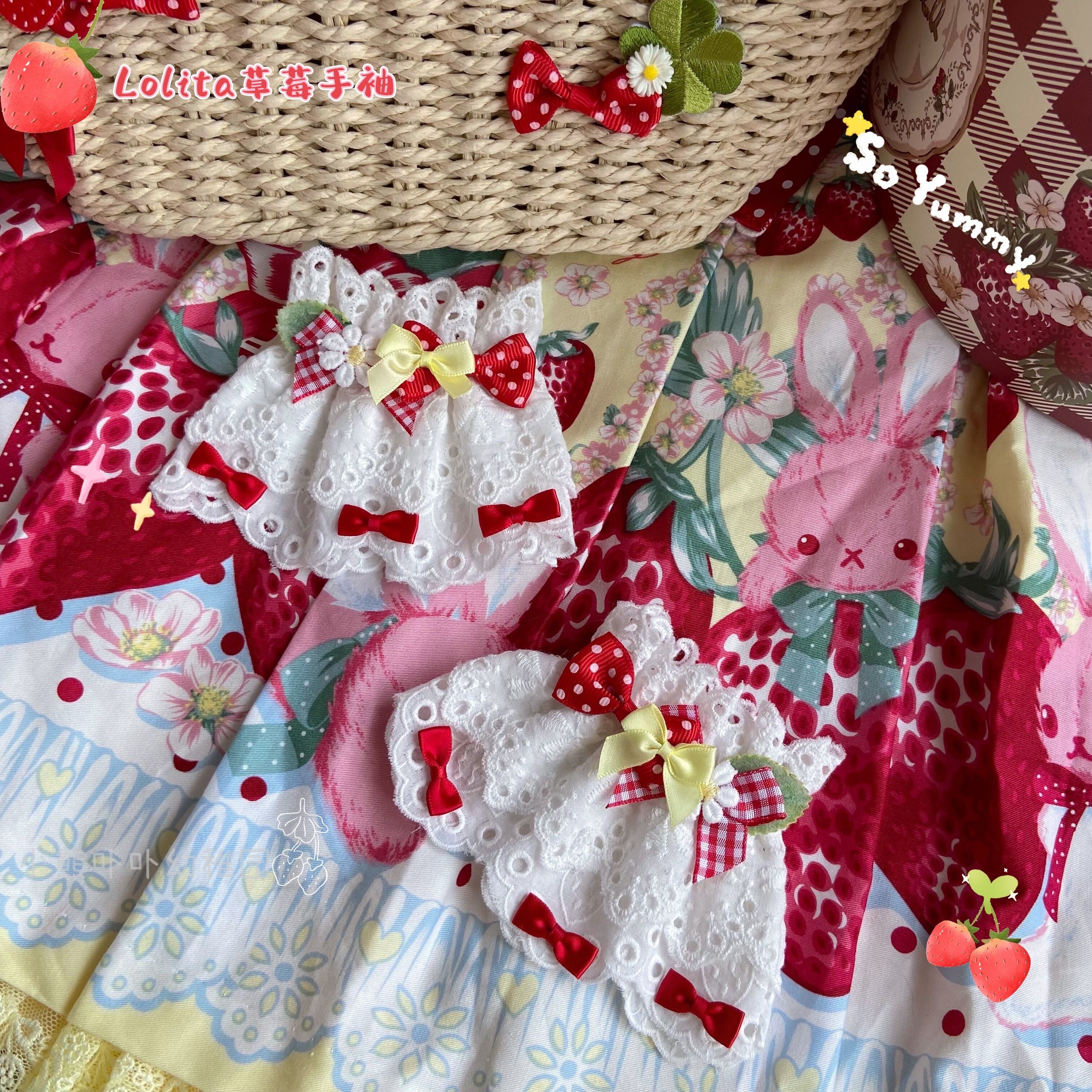 Original Cute Lolita Bow Cuffs - image 17