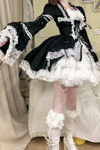Miss Rella - Old School Lolita OP Dress, Front Opening - image 13