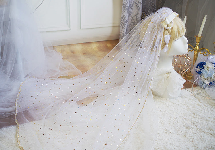 Fate Quartet Gothic Bridal Lolita JSK Dress - image 65