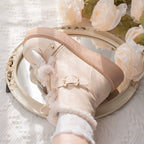 Milk Bear - Winter Lolita Shoes Thick Sole Fleece Snow Boots - image 27