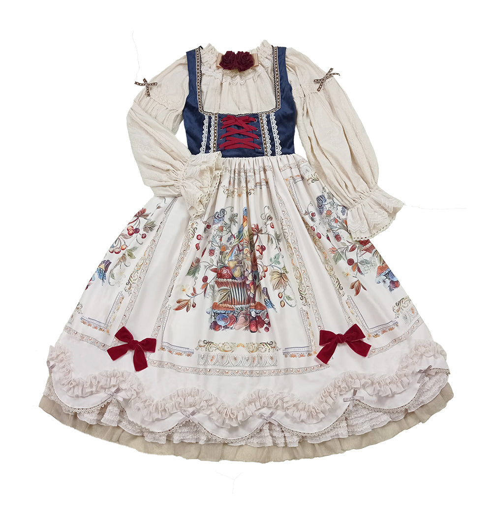 Rich Hymn - Lolita Bavarian Long Velvet JSK - image 19