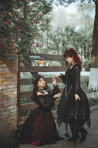 The Girl Assassin - Halloween Gothic Lolita Irregularly Hemline Dress - image 10