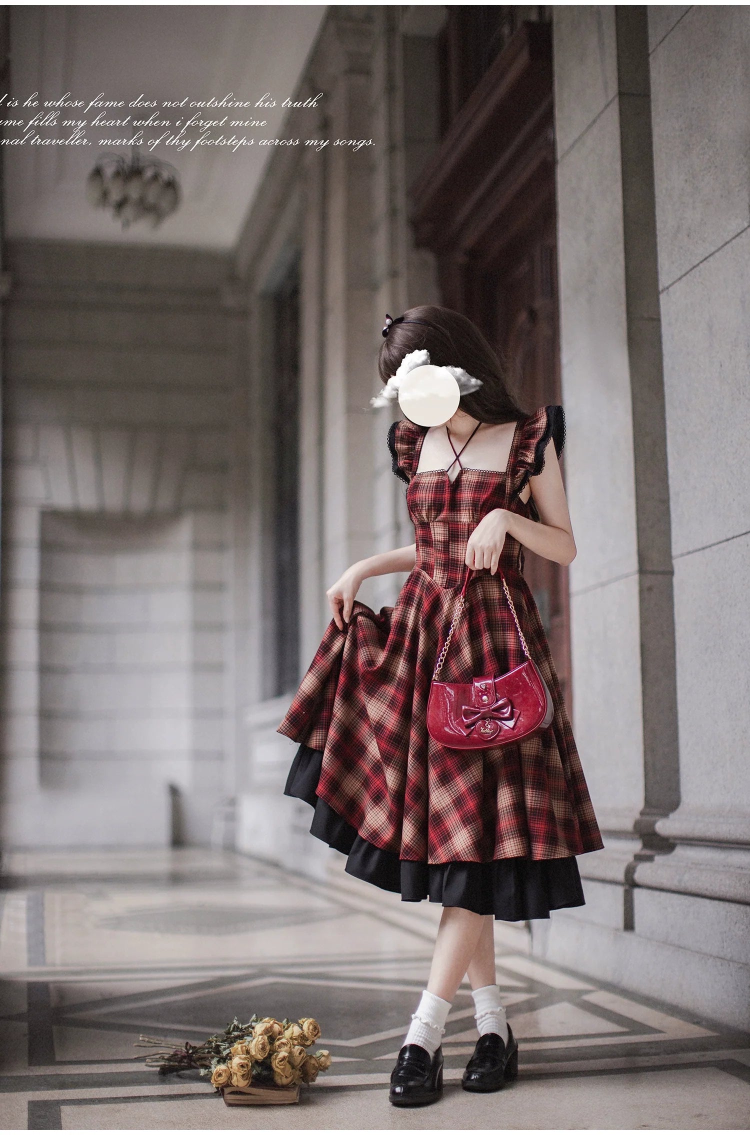 Madeleine - Classic Lolita JSK Suit Black Lolita Blouse and Coat - image 10
