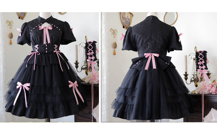Kawaii Lolita OP Dress Short Sleeve - image 6